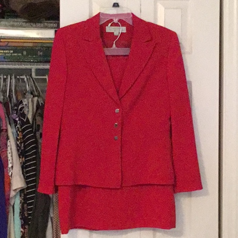 Red Power Suit